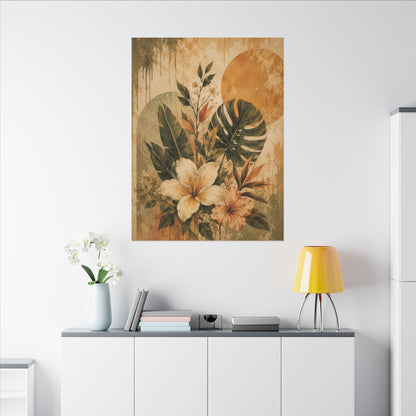 Earth in Bloom — Tropical Floral Wall Art