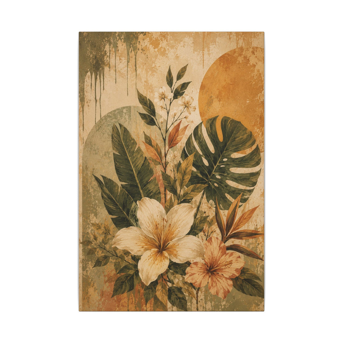 Earth in Bloom — Tropical Floral Wall Art