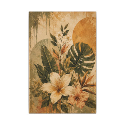 Earth in Bloom — Tropical Floral Wall Art