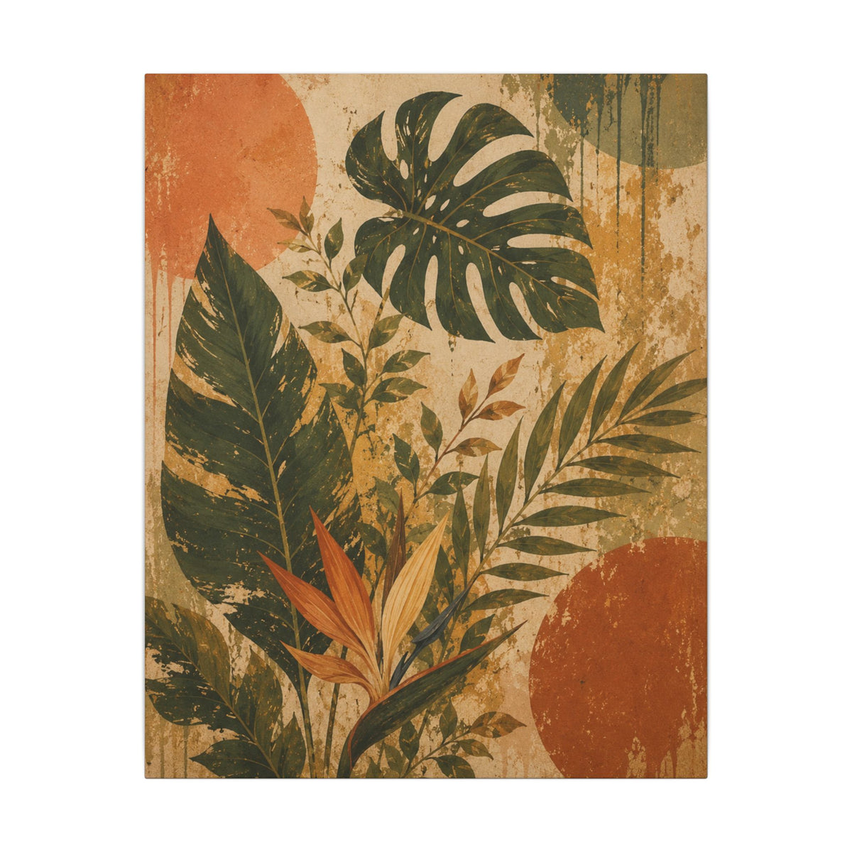 Verdant Rhythm — Tropical Leaf Wall Art