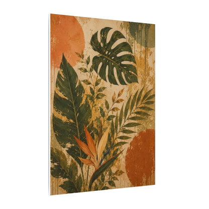 Verdant Rhythm — Tropical Leaf Wall Art