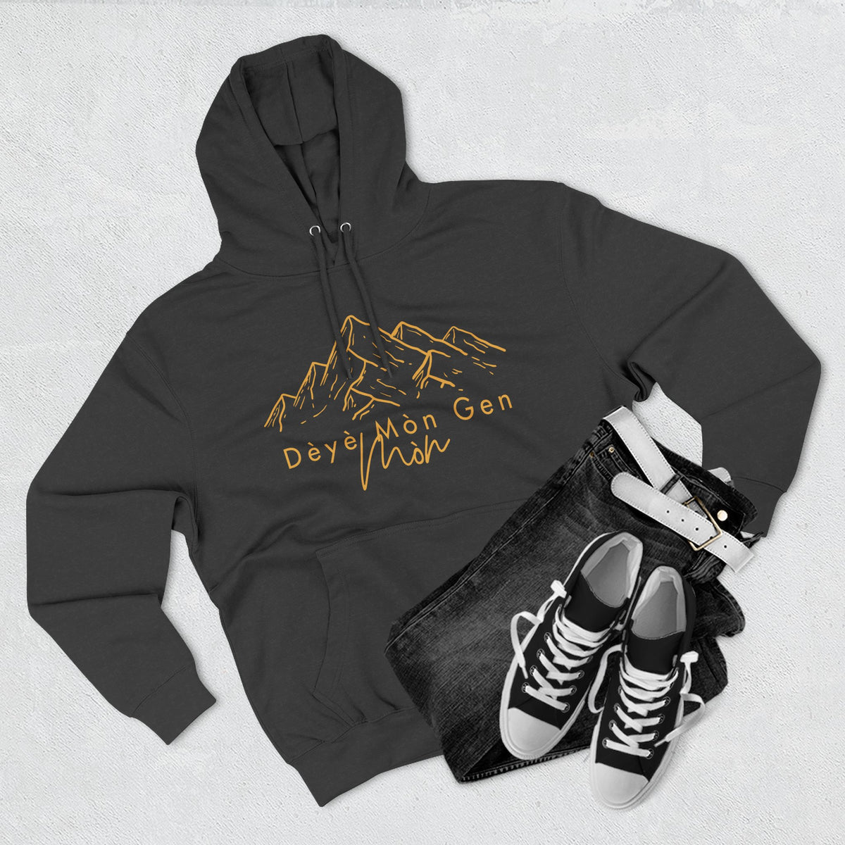 Dèyè Mòn Gen Mòn — Hoodie Graphic Apparel