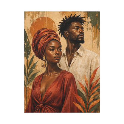 Rooted Together — Couple Portrait Wall Art