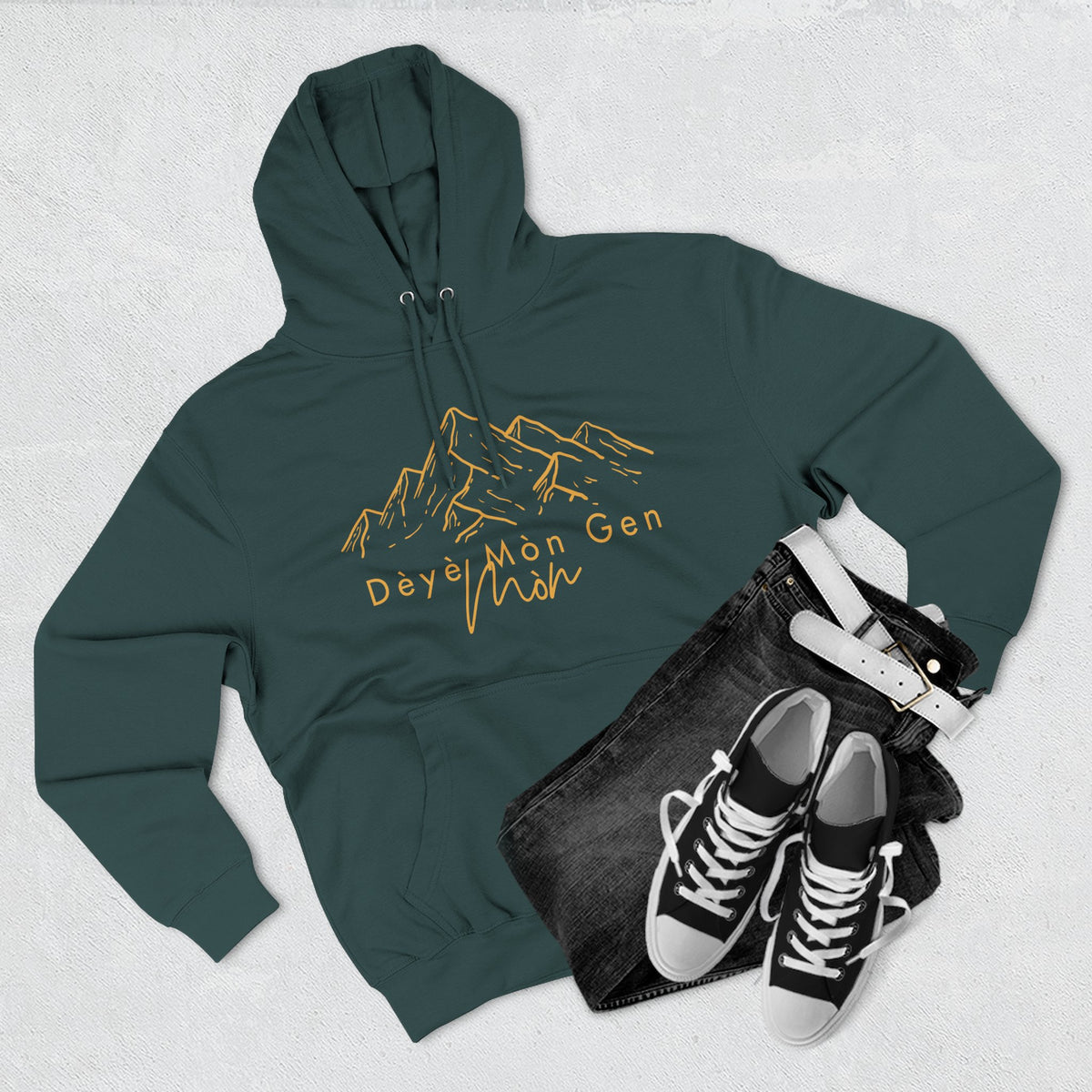 Dèyè Mòn Gen Mòn — Hoodie Graphic Apparel