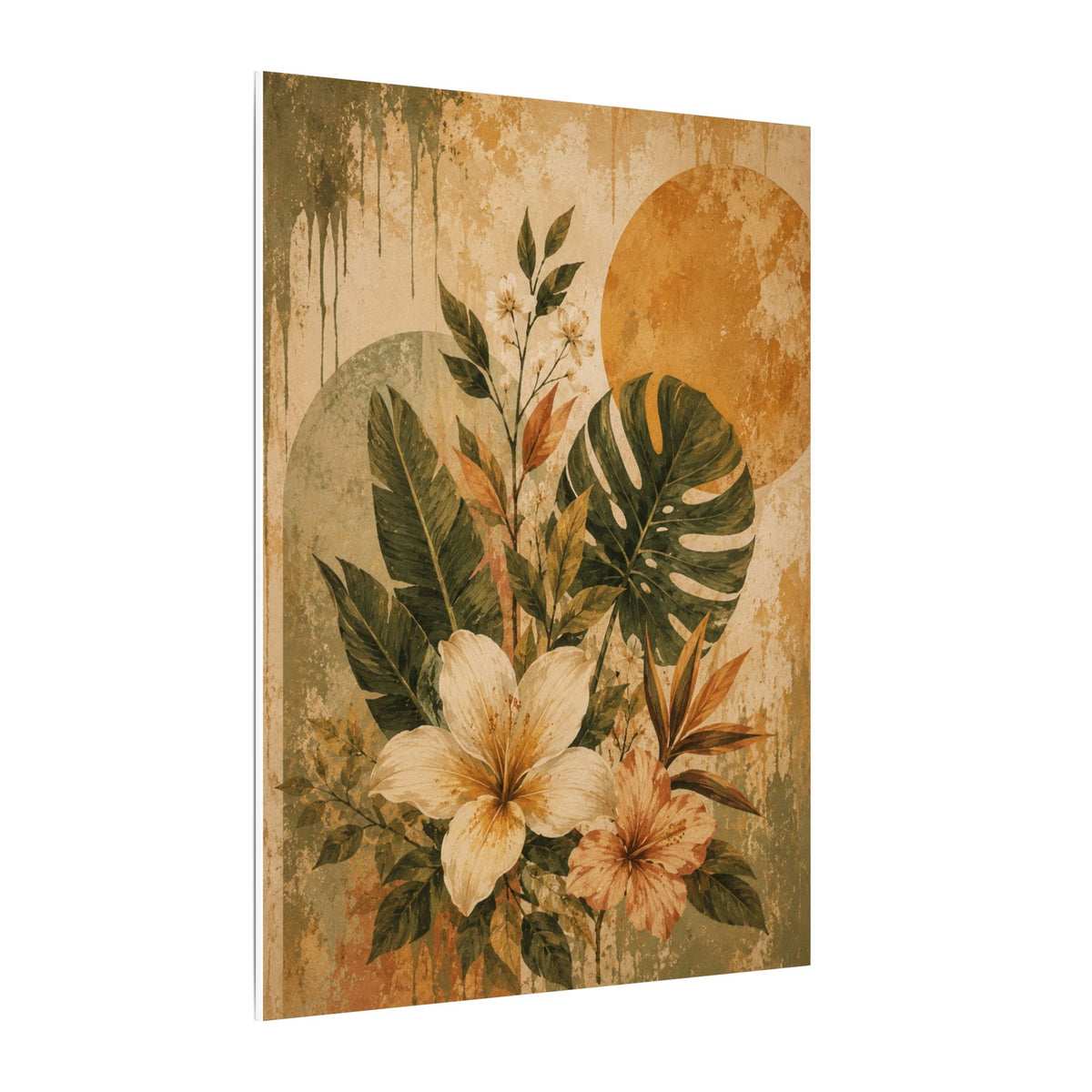 Earth in Bloom — Tropical Floral Wall Art