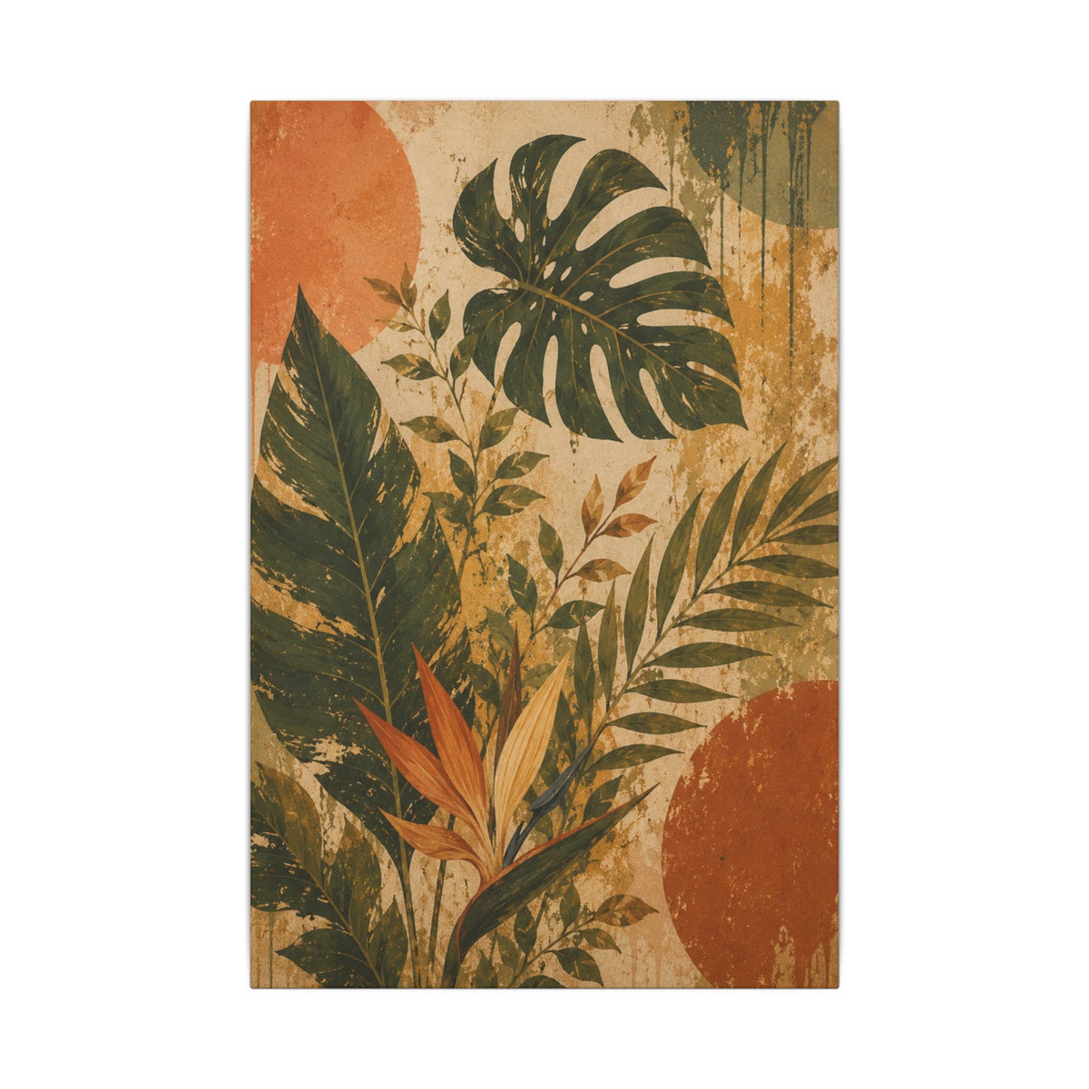Verdant Rhythm — Tropical Leaf Wall Art
