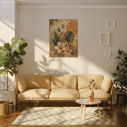 Earth in Bloom — Tropical Floral Wall Art