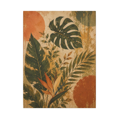Verdant Rhythm — Tropical Leaf Wall Art