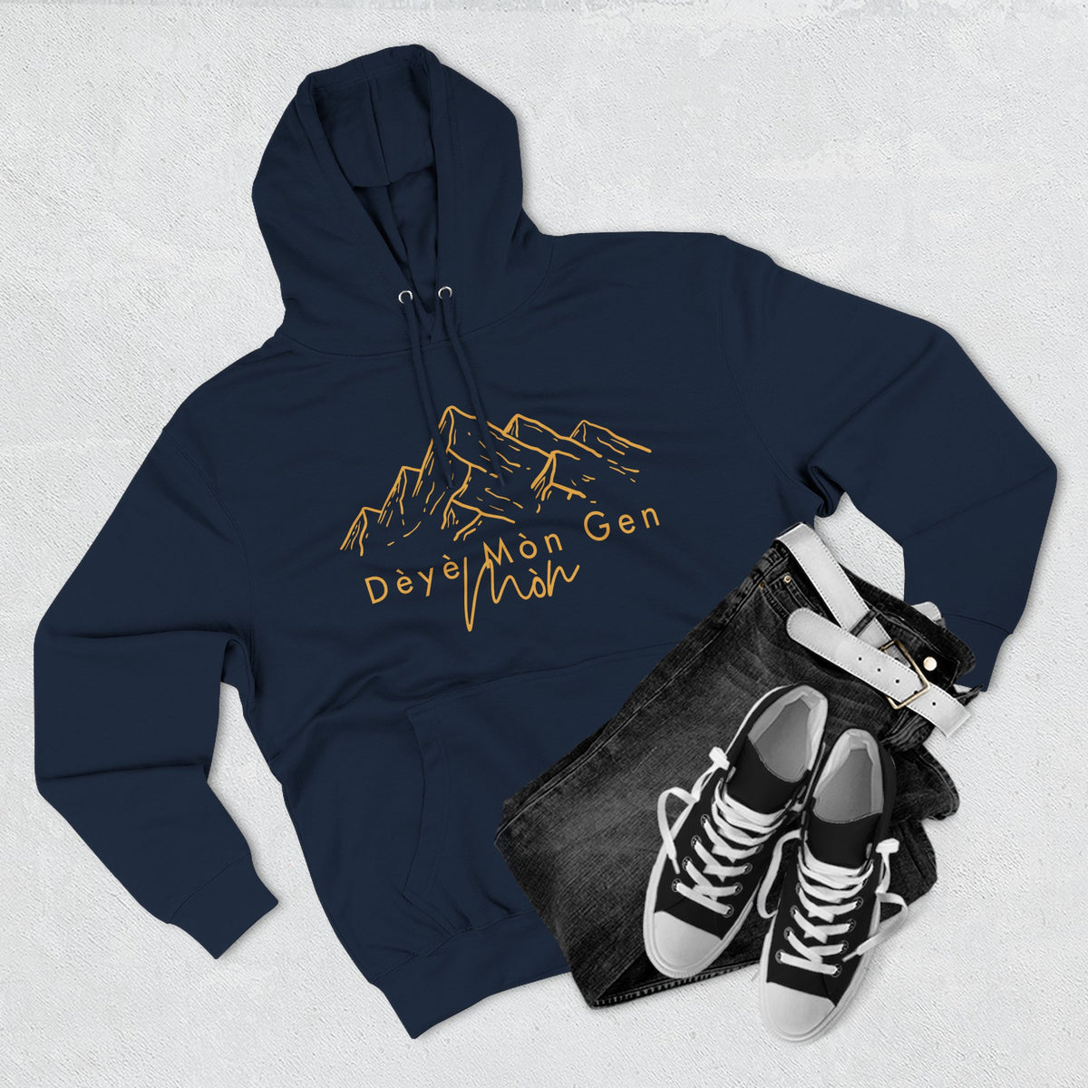 Dèyè Mòn Gen Mòn — Hoodie Graphic Apparel