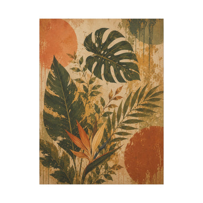 Verdant Rhythm — Tropical Leaf Wall Art