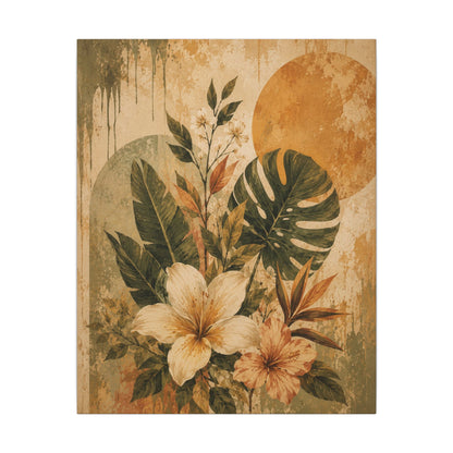 Earth in Bloom — Tropical Floral Wall Art