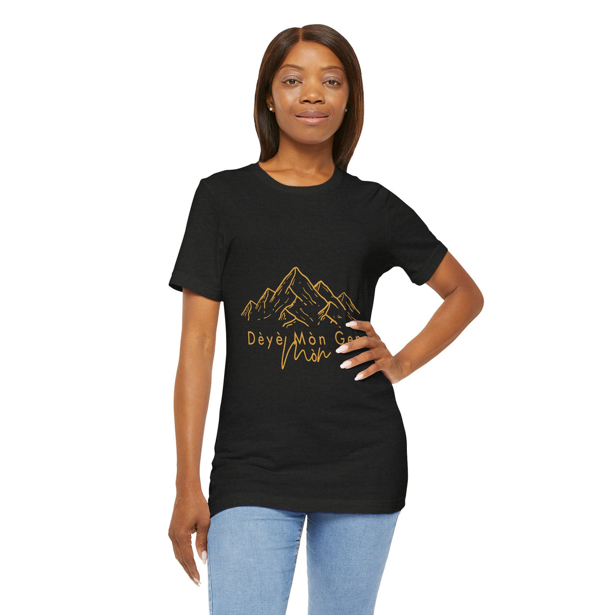 Dèyè Mòn Gen Mòn — T-shirt Graphic Apparel