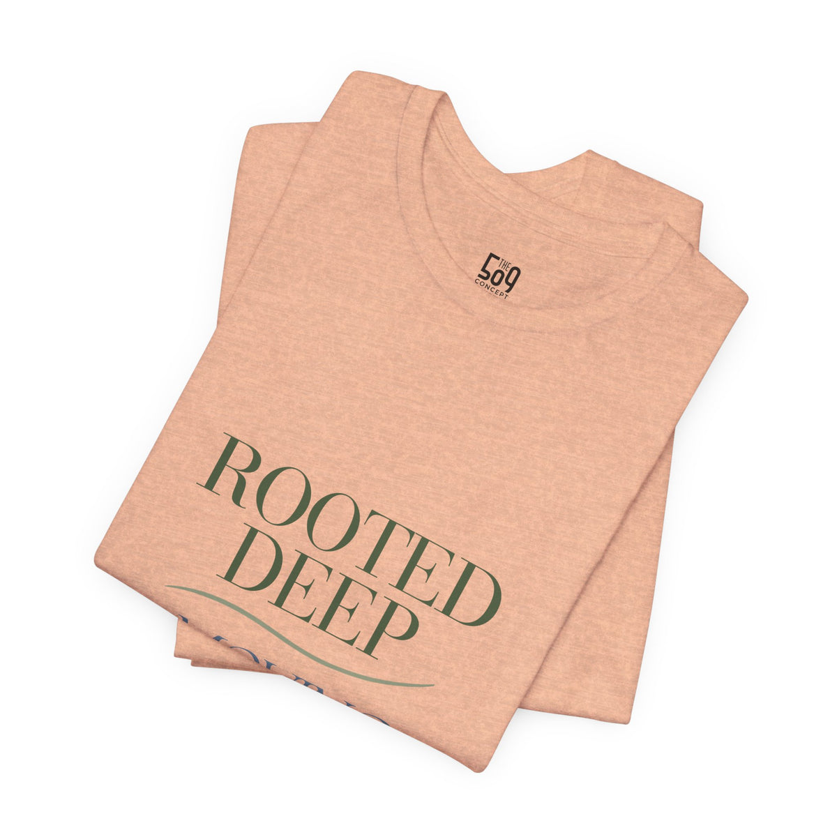 Rooted Deep, Moving Freely — T-shirt Graphic Apparel