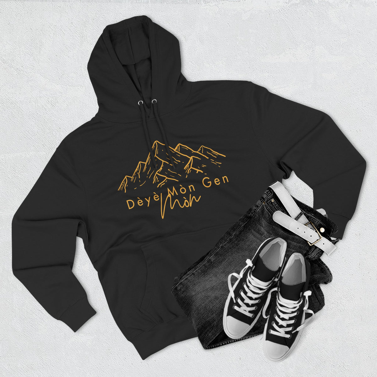 Dèyè Mòn Gen Mòn — Hoodie Graphic Apparel