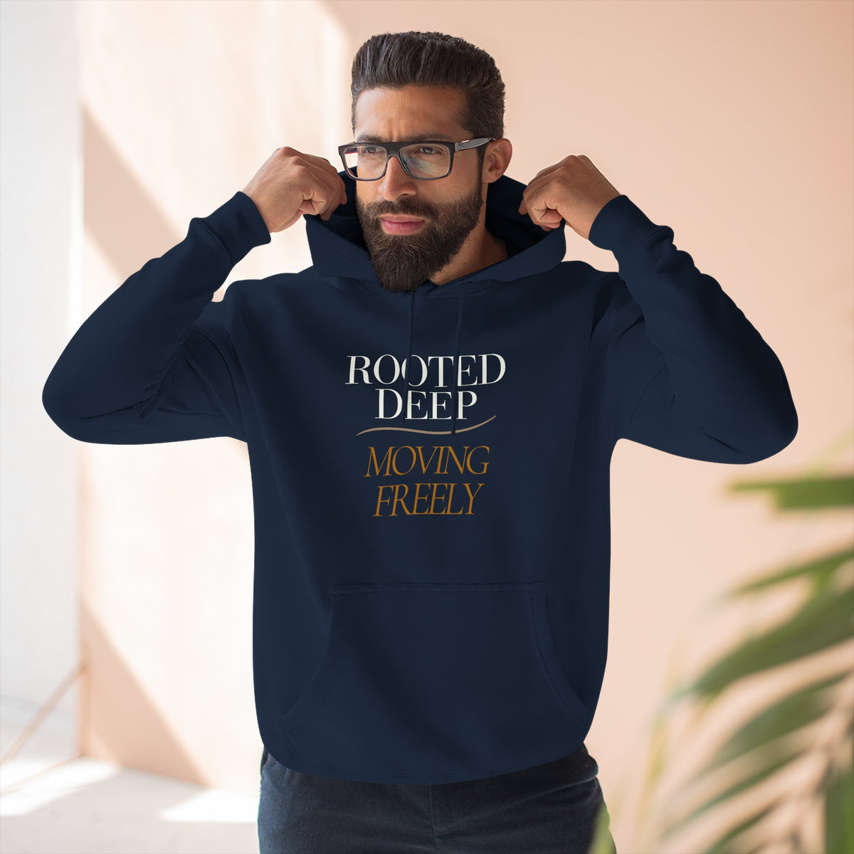 Rooted Deep, Moving Freely — Hoodie Graphic Apparel