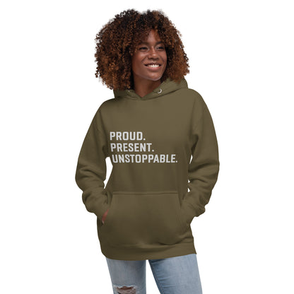 Proud. Present. Unstoppable.™ Heritage Hoodie
