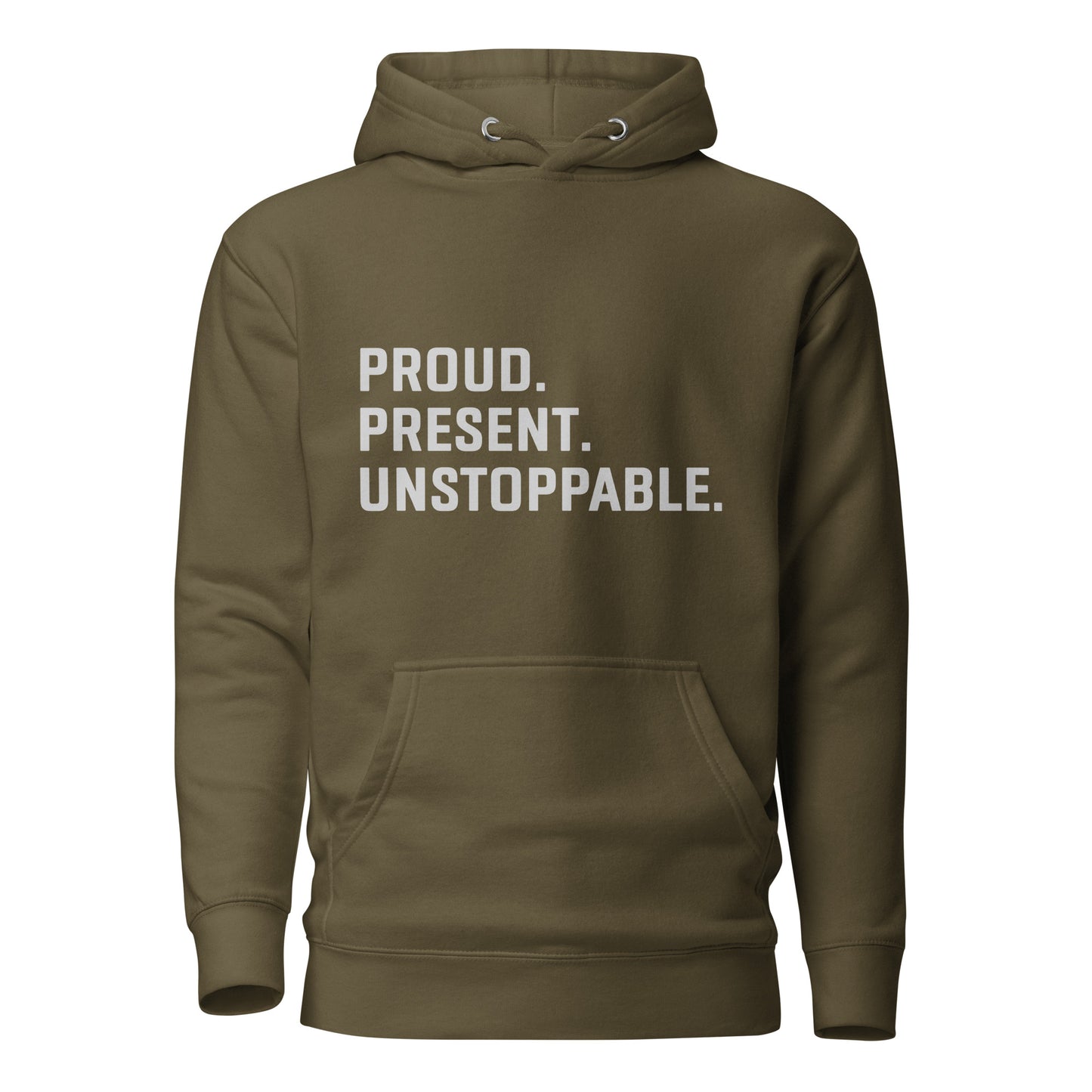 Proud. Present. Unstoppable.™ Heritage Hoodie