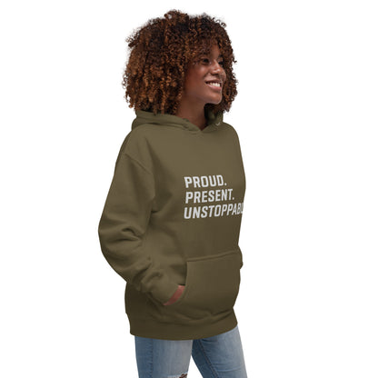 Proud. Present. Unstoppable.™ Heritage Hoodie