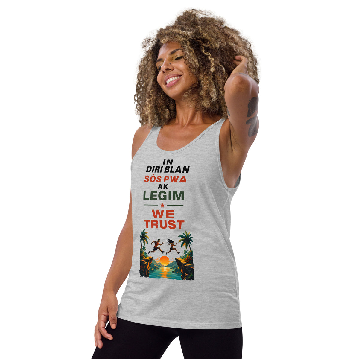 Diri Blan Sòs Pwa Ak Legim Haitian heritage t-shirt design
