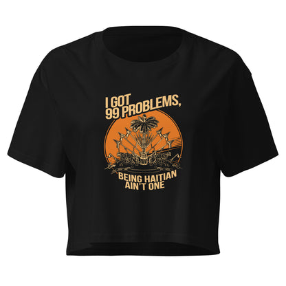 Haitian pride shirt with detailed coat of arms design
