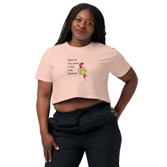 Haitian pride tee featuring humorous Haitian identity design